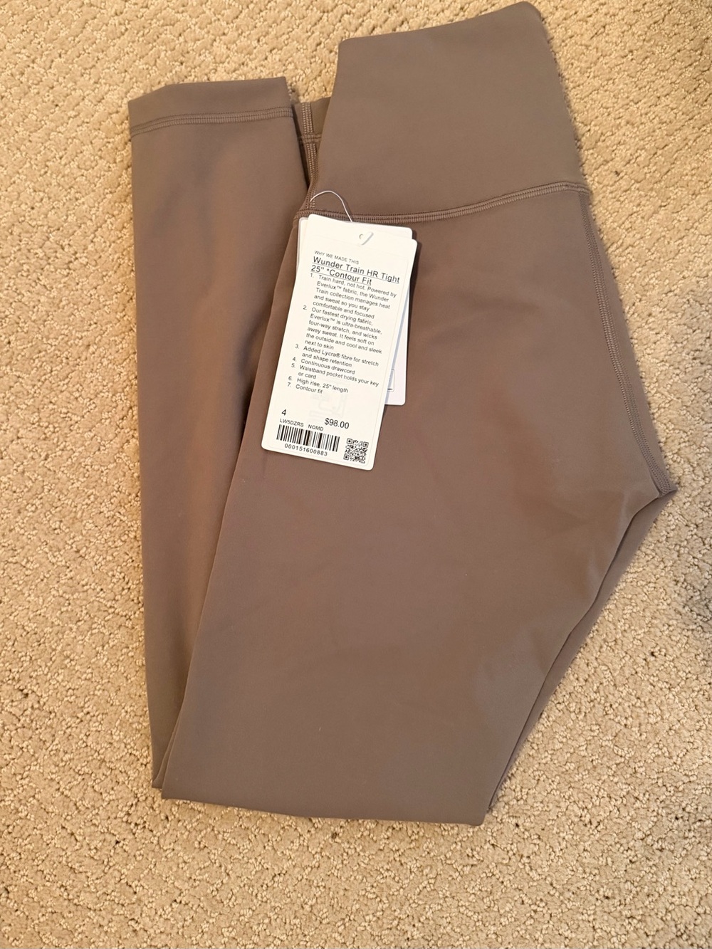 Lululemon Wunder Train HT Tight 25”